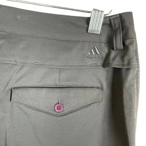 Adidas Golf Climacool Stretch Gray‎ Capri Size 6 Pants - Picture 2 of 7